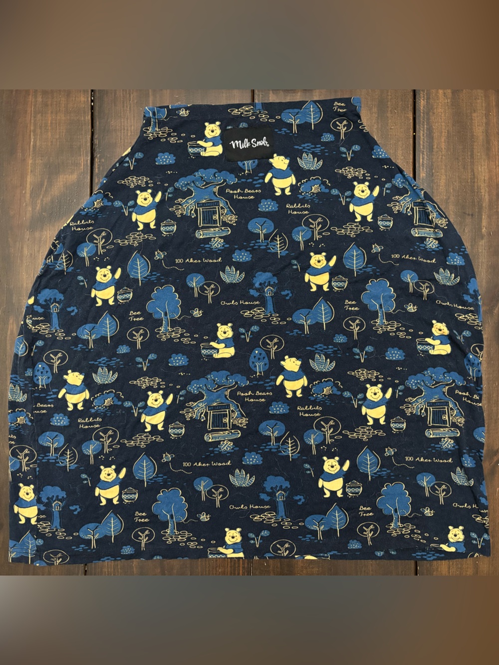 Milk Snob Disney Winnie the Pooh Navy 100 Acre Wood 5 in 1 Nursing Cover
